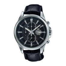卡西欧（CASIO） EDIFICE EFB-509商务休闲男表防水石英男士手表【学生手表】 EFB-509L-1AVUPR质感皮质表带