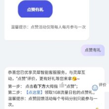 中国移动 体验灵犀客服 得2G流量
