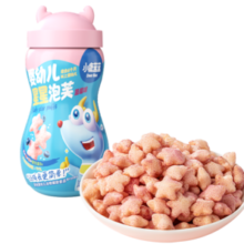 小鹿蓝蓝 婴幼儿星星泡芙 宝宝零食儿童零食水果易吞咽 蓝莓味42g