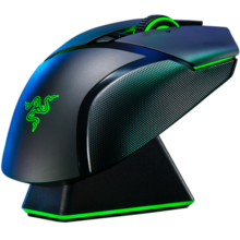 雷蛇（Razer） 鼠标巴塞利斯蛇无线 小巴蛇游戏X极速蓝牙充电lol有线人力工学cf鼠标LOL 终极版-带底座（无线 2万DPI 幻彩灯）