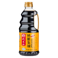 88VIP:巧媳妇 鲜酿生抽酱油 800ml瓶装