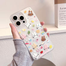 易米品尚 苹果手机壳满屏卡通适用iPhone16ProMax 14/13/12磨砂15可爱新款XR