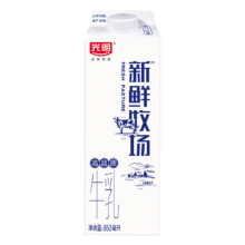 再降价、限地区、PLUS会员:光明 新鲜牧场 950ml*1瓶+赠同款1件