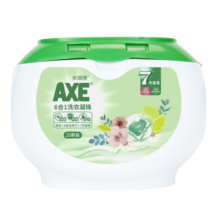 斧头牌（AXE）6合1洗衣凝珠（花萃淳香）25颗375g 8倍洁净力
