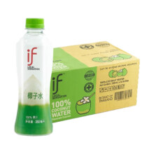 7日20点开始、百亿补贴万人团：if100%泰国进口纯椰子水 350ml*3瓶 补充电解质补水