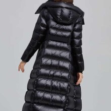 plus会员：坦博尔 300g以上高充绒 鹅绒羽绒服女长款过膝加厚保暖外套 多尺码可选