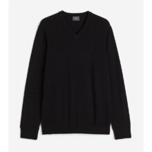 H&M 冬季新款 男装 V领套衫