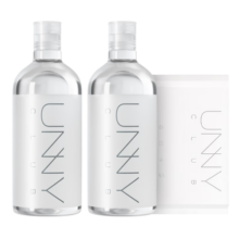 悠宜（unny club）卸妆水套装500ml*2眼唇卸妆液温和深层清洁敏感肌可用护肤品送礼
