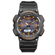 卡西欧（CASIO）手表男光动能时尚防水防震电子日韩表圣诞礼物送男生AQ-S810W-8A