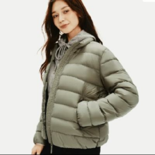 YEATION 网易严选 立领 白鸭绒 羽绒服 女