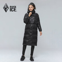 17日20点：BLACKICE 黑冰 过膝长款 鸭绒连帽羽绒服 颜色任选
