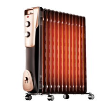 PLUS会员：Midea 美的 13片电热油汀取暖器家用电暖器立式 NY2513-16JW