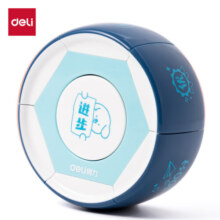 得力(deli)八合一多功能印章 小学生八面鼓励印章儿童教师用 评语鼓励表扬点赞小红花 蓝TB331