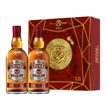 芝华士 12年威士忌 500ml*2瓶