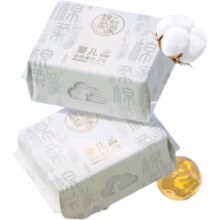 Fulcotton棉柔世家 婴儿棉柔巾100%纯棉干湿两用加厚洗脸巾面巾 80抽*1包
