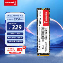 Great Wall 长城 GW3500系列 NVMe M.2固态硬盘 1TB（PCIe 3.0）