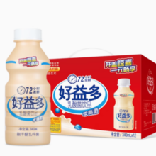 88VIP！haoyiduo 好益多 乳酸菌饮料340ml*12瓶添加益生元