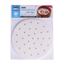 烤乐仕蒸笼纸100张26cm蒸包子蒸笼布垫子油纸垫家用烘焙工具用纸