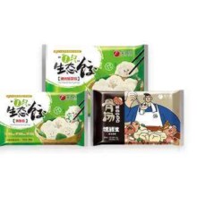 吴大嫂 水饺馄饨组合装(酸菜水饺1180g+鲅鱼水饺 800g+骨汤云吞600g)