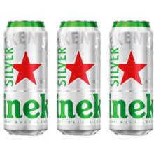 Heineken 喜力 星银啤酒 500ml*3听