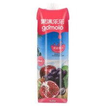 果满乐乐 5种水果混合果汁1L*2瓶 家庭装饮料塞浦路斯原装进口