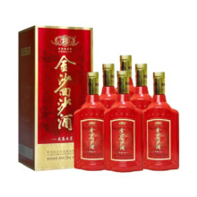 金沙回沙酒感恩五星53度 500mL 6瓶 整箱装