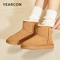 YEARCON 意尔康 女鞋 雪地靴女士保暖冬季加绒加厚