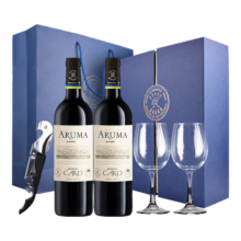 plus会员、需凑单、需首购：拉菲（LAFITE）爱汝凯洛酒庄 干红葡萄酒 750ml*2 阿根廷红酒礼盒两瓶（耀蓝）