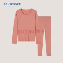 大码好价！Schiesser 舒雅 女士3A抑菌美雅碧抗起球抗静电保暖秋衣秋裤套装19212W