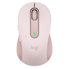 罗技（Logitech） 优选系列M650无线蓝牙静音鼠标男女生办公套装iPad苹果Mac通用双模 M650粉色M号（中小手）