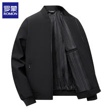 ROMON 罗蒙 夹克外套男士 2701黑色 XL(建议体重135-150斤)