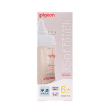 Pigeon 贝亲 自然实感第3代PRO系列 AA188 玻璃奶瓶 240ml L 6月+