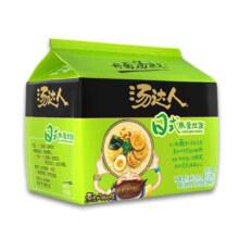统一 汤达人方便面日式豚骨拉面 5包