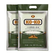88VIP、需福袋：KOKO 大米 进口香米 2.5kg*2袋
