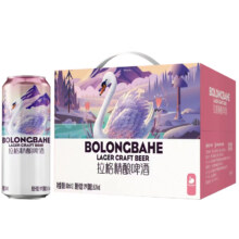 88VIP：哈勒 BOLONGBAHE 拉格精酿啤酒 500ml*12罐