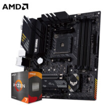 AMD 锐龙CPU 处理器 搭微星/华硕B450B550CPU主板套装 板U套装 华硕TUF B550M-PLUS重炮手 R5 5600(散片)套装