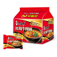88VIP：康师傅 方便面经典袋红烧牛肉面103g×5袋