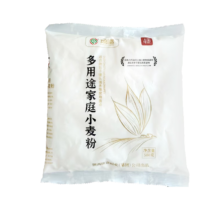 陕富通用中筋面粉 500g多用途家庭小麦粉
