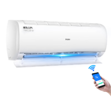 百亿补贴、PLUS会员：海尔 Haier 空调 静悦 1.5匹 三级能效 大导板+防直吹+自清洁+速冷热