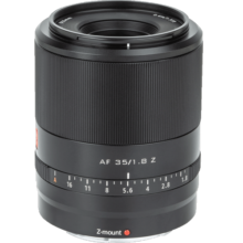 唯卓仕35mm F1.8尼康口全画幅自动对焦镜头适用于Z卡口Z5 Z6 Z7II Z8 ZF Z9微单相机大光圈人像定焦镜头 AF 35/1.8 Z（尼康Z卡口） 官方标配