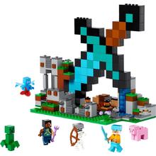 京东PLUS：LEGO 乐高 Minecraft我的世界系列 21244 宝剑前哨站