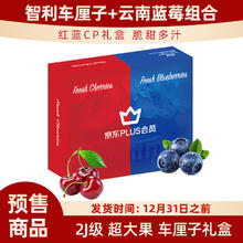 Mr.Seafood 京鲜生 智利车厘子5斤2J级+云南蓝莓6盒 约125g/盒22mm+