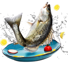 19日20点：海名威 冷冻三去海鲈鱼450g/条 (配料包)深海鱼 生鲜鱼类 海鲜水产