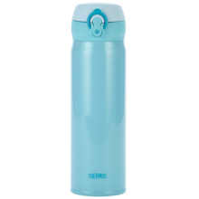 膳魔师（THERMOS）不锈钢保温杯简约轻量弹盖水杯车载便携生日礼物学生可刻字JNL 国产JNL-502 天蓝色 500ml