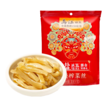 乌江榨菜 佐餐轻盐咸菜  清香口感 清淡榨菜丝 30g*10袋（量贩装）