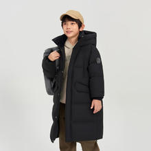 BOSIDENG 波司登 儿童90绒5A抗菌长款连帽羽绒服 多款任选 T40142540