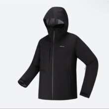Plus:迪卡侬冲锋三合一外套户外秋冬登山防水防风星际黑L-5263860