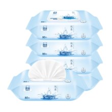 88VIP、天降礼金、需福袋、洁云纯水系列手口湿巾80片×5包