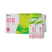 蒙牛全脂纯牛奶 200mL*24盒