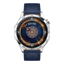 华为【蓝色棋盘格纹表带套装】华为GT4（46mm）山茶棕 智能手表呼吸健康研究心律失常提示 男表